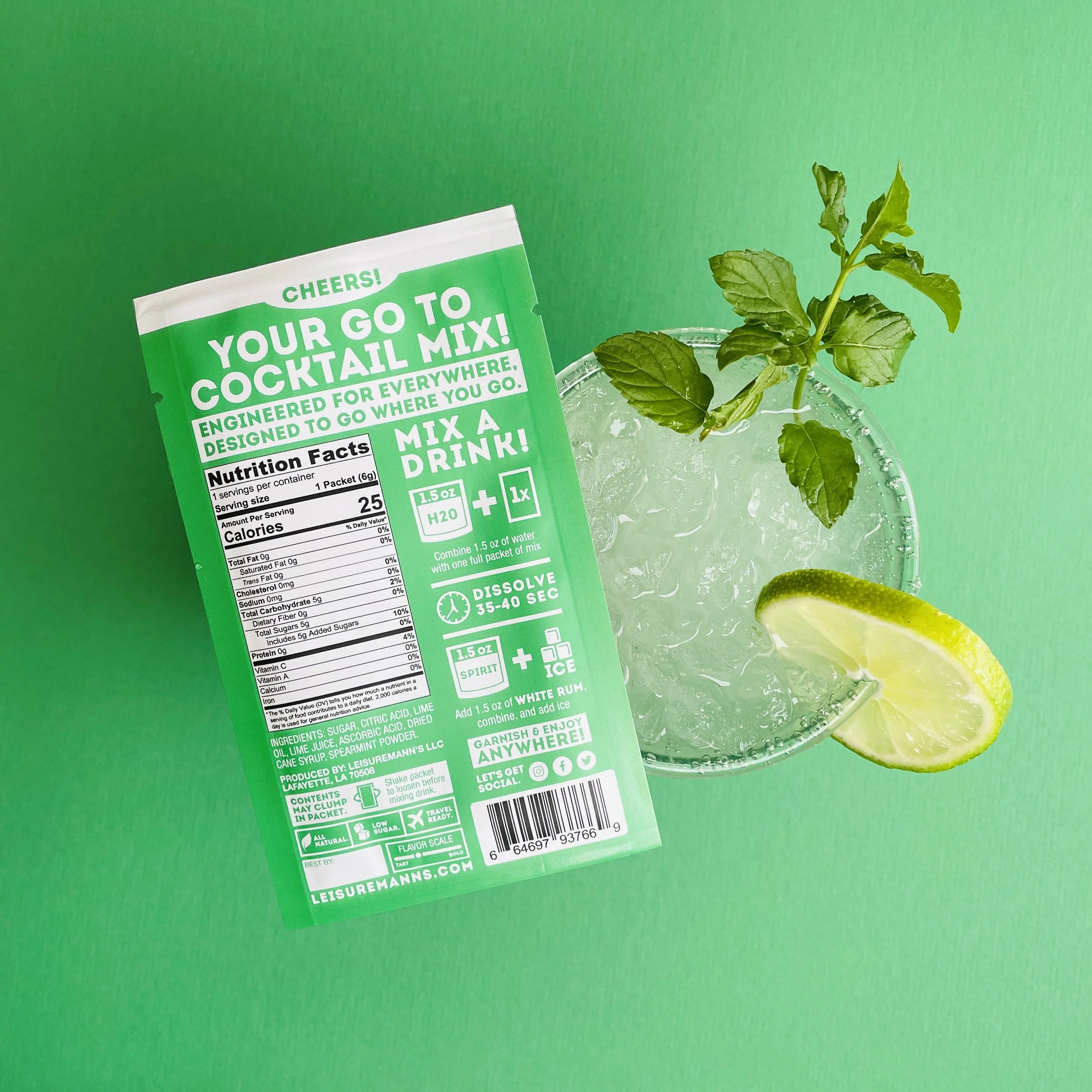 Leisuremann's Cocktail Mixes - Mojito